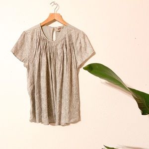 Anthropologie Dolan Snake Print Blouse